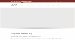 Desktop Screenshot of facilityservicespartners.com