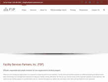 Tablet Screenshot of facilityservicespartners.com